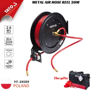 Dây hơi tự rút 9.5mm x 20m 2.0Mpa ren ngoài 1/4