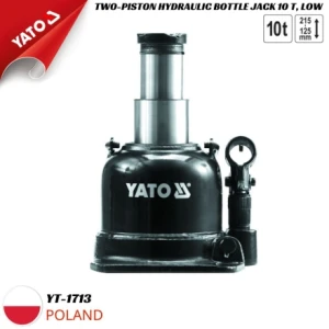 Kích thủy lực 2 pistong loại lùn 208mm YATO YT-1713 - Ba Lan