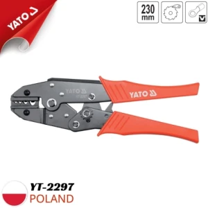 Kìm bấm cos 1.5-10mm2 AWG20-8 230mm Yato YT-2297 - Ba Lan