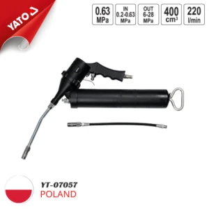 Súng bơm mỡ khí nén 400cc 28Mpa Yato YT-07057 - Ba Lan