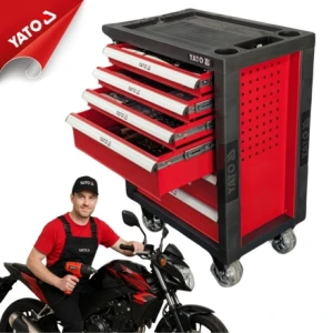 Tủ đồ nghề SỬA XE MÁY 174 8 Món Yato YT-55300M - Ba Lan