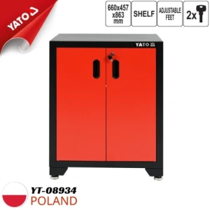 Tủ đựng dụng cụ 2 cánh 660x457x863mm Yato YT-08934 - Ba Lan