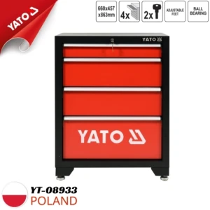 Tủ đựng dụng cụ 4 ngăn 660x457x863mm Yato YT-08933 - Ba Lan