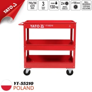 Xe đẩy 3 tầng đựng đồ nghề Yato YT-55210 - Ba Lan