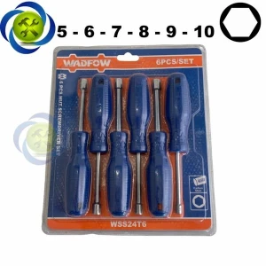 Bộ 6 tua vít vặn bulong lục giác (5-10mm) WadFow WSS24T6