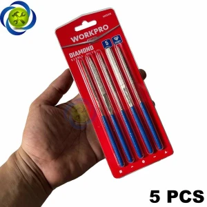 Bộ dũa kim cương 5 chi tiết Workpro WP251019