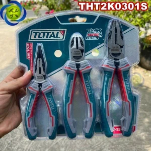 Bộ kìm 3 chi tiết Total THT2K0301S (kìm điện, kìm cắt và kìm nhọn) loại cao cấp