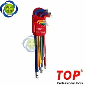 Bộ lục giác 9 cây 9 màu 1.5mm - 10mm TOP LU-9CMAU