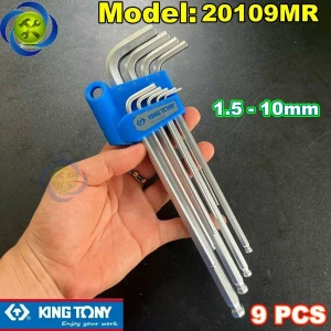 Bộ lục giác đầu bi Kingtony 20109MR có 9 cây (1.5- 10mm)