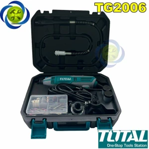 Bộ máy mài khuôn Total TG2006 loại 200W và 149 phụ kiện đầu kẹp 3.2mm