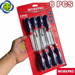 Bộ tua vít 8 chi tiết Workpro WP200505 đóng gói vỉ nhựa