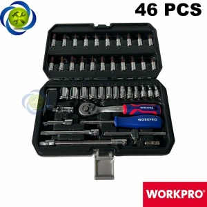 Bộ tuýp 46 chi tiết đầu 1/4 Workpro WP202540 (4-14mm)