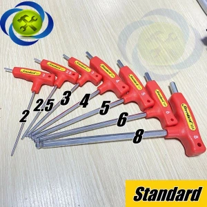 (ĐỦ SIZE) Lục giác đầu bi chữ T Standard có size từ 2 - 8mm
