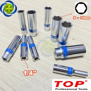 (ĐỦ SIZE) Tuýp dài 1/4 TOP loại 6 cạnh có size từ 5-14mm