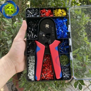 Kìm bấm cos vuông L R T HSC8 6-4A đi kèm đầu cos pin rỗng