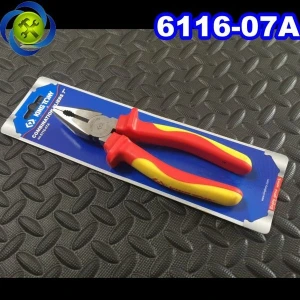 Kìm điện cách điện Kingtony 6116-07A 1000V kích thước 7 inch