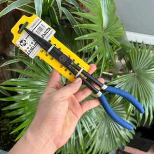 Kìm mũi nhọn dài miệng thẳng C-Mart B0051-11 dài 275mm