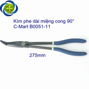 Kìm phe dài miệng cong 90 C-Mart B0053-11 275mm