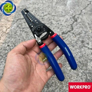 Kìm tuốt dây điện đa năng Workpro WP291004 cán cong dài 180mm