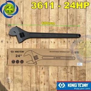 Mỏ lết đen 600mm Kingtony 3611-24HP loại 24 inch mở hàm 62mm