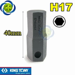 Mũi lục giác 17mm Kingtony 174017H loại gắn tuýp 3/4 609616M