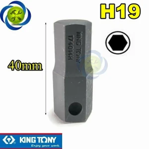 Mũi lục giác 19mm Kingtony 174019H loại gắn tuýp 3/4 609616M