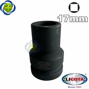 Tuýp vuông 17mm Licota AQ8017D loại 1 inch 4 cạnh đen dài 80mm