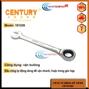 CỜ LÊ VÒNG MIỆNG TỰ ĐỘNG 19MM CENTURY USA 101226-19MM