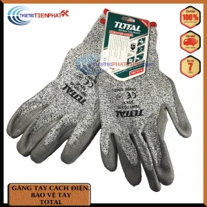 GĂNG TAY CHỐNG CẮT,CÁCH ĐIỆN TOTAL-TSP1701-XL MÀU XÁM CHẤT LƯỢNG CAO