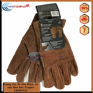 GĂNG TAY DA THỢ ĐIỆN, CỔ TAY ĐÀN HỒI TRUPER-14289-GU-715 (CHÍNH HÃNG)