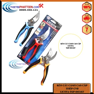 KÉO CẮT CÀNH, TỈA CÂY LICOTA TGP-00387 8 INCH CAO CẤP