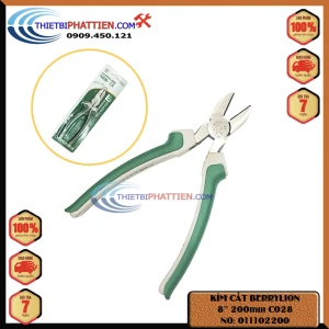 KÌM CẮT, KỀM CẮT BERRYLION 8'' 200MM C028 CÁN BỌC NHỰA XANH CAO CẤP