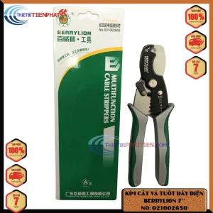 KÌM CẮT VÀ TUỐT DÂY ĐIỆN 7'' BERRYLION-N0-031002605 THÉP CAO CẤP CR-V ( CHÍNH HÃNG )