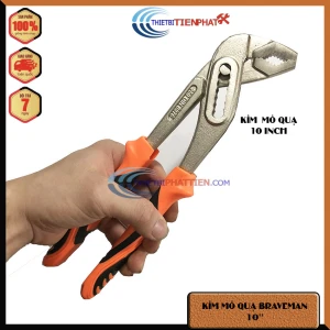 KÌM MỎ QUẠ BRAVEMEN 10 INCH (200MM) GERMANY STANDARD CAO CẤP