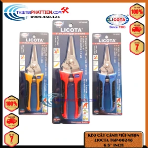 LICOTA KÉO TỈA CÂY, CẮT CÀNH 8'' INCH LICOTA MŨI THẲNG LICOTA TGP-00248-6 CAO CẤP