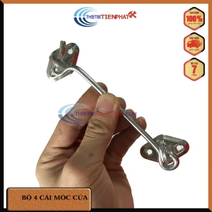 MÓC GIÓ CỬA GÀI, MÓC GIÓ CỬA SỔ, CHỐNG VA ĐẬP HỢP KIM (1 CÁI)