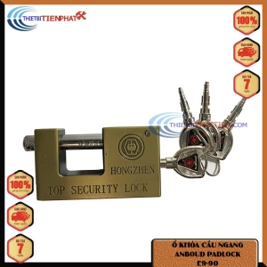 Ổ KHÓA CẦU NGANG ANBOUD E9-90 HONGZHEN 4 CHÌA KHÓA HỎA TIỄN CAO CẤP