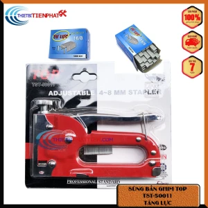 SÚNG BẮN GHIM TOP TST-50011 CÓ ĐIỂU CHỈNH TĂNG LỰC ( HÀNG CHÍNH HÃNG )