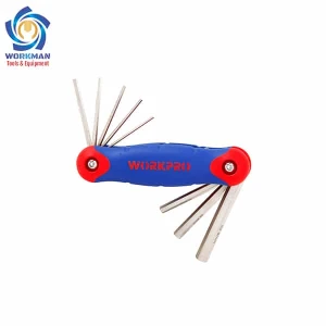 Bộ Lục Giác 8 Chi Tiết Gấp Gọn | WORKPRO W022002