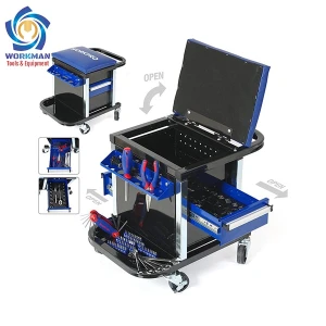 Xe đẩy dụng cụ 136 chi tiết WORKPRO W009039 , có ghế ngồi