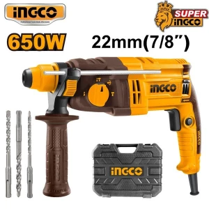 Máy khoan bê tông 650W-22mm INGCO RGH6528