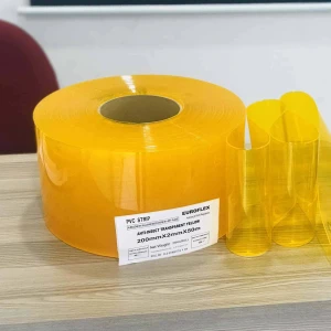 Rèm ngăn lạnh PVC màu vàng đậm - BLINDS