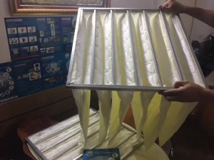 Khung lọc bụi thô 6 túi vàng