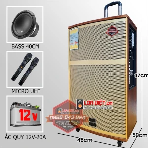 Loa kéo di động Kaimingwei SR2-15 - Bass 40