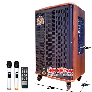 Loa kéo di động Mitsunal M34 Vỏ gỗ - Model Mới