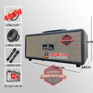 Loa xách tay Karaoke Mitsunal M5S