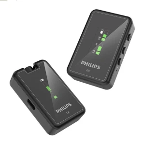 Micro không dây cài áo Philips DLM3539C (Cổng Type-C | Pin 12h | Mic đơn | Tích hợp màn hình LED )