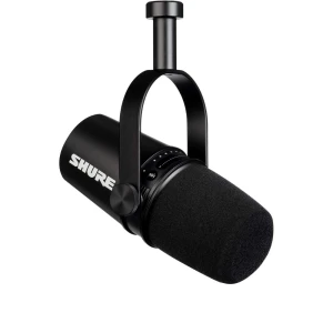 Micro thu âm SHURE MV7 Podcast Microphone (Cổng cắm XLR | Có lỗ cắm tai nghe 3.5mm)