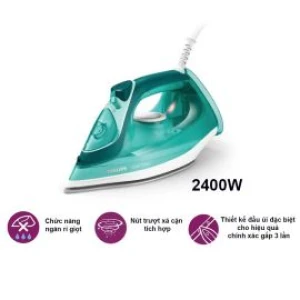 Bàn là hơi nước Philips DST3030/70, 2400W, mặt đế gốm, 300ml