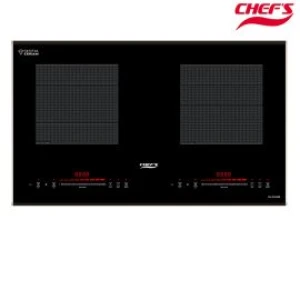Bếp từ đôi Chef's EH-DIH209, 4400W, 9 mức công suất, Crystal CERAM bo viền nhôm